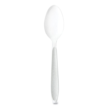 Solo Impress Heavyweight Full-Length Polystyrene Cutlery, Teaspoon, White, 1000PK HSWTX-0007